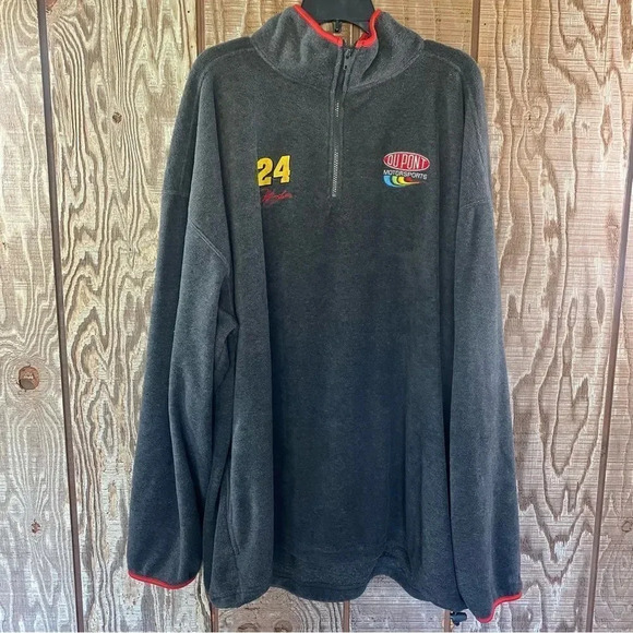 Chase Authentics NASCAR #24 Jeff Gordon 1/4 Zip Fleece Sweatshirt 🏎️🏁 - Picture 1 of 3